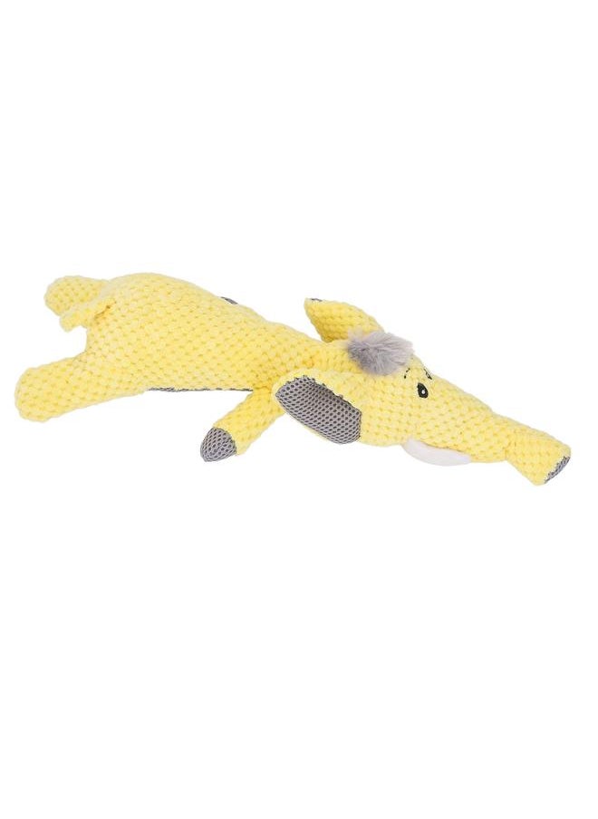 Plush Dog Chew Toys Animal Shaped Pet Teething Cute Animal Stuffed Puppy Interactive Teether Toy for Small Dogs Type A