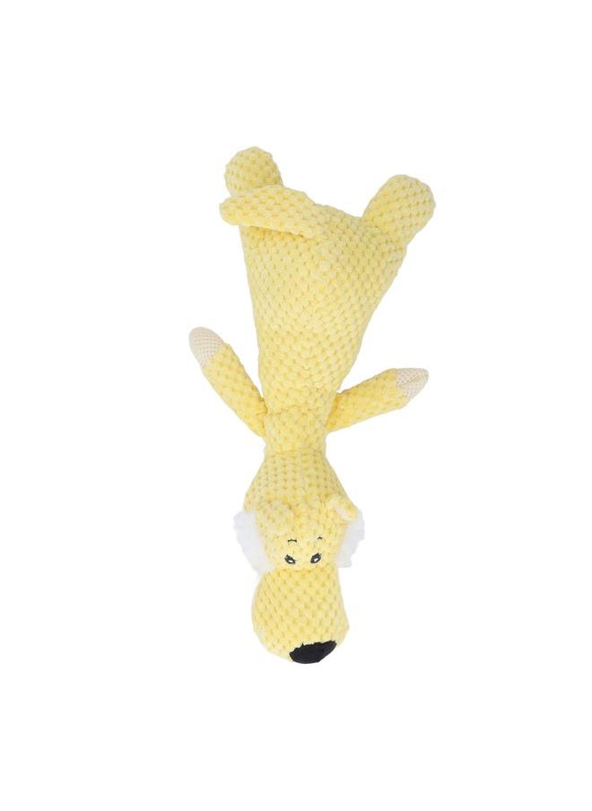 Plush Dog Chew Toys Animal Shaped Pet Teething Cute Animal Stuffed Puppy Interactive Teether Toy for Small Dogs Type C