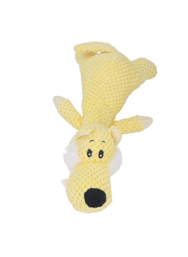 Plush Dog Chew Toys Animal Shaped Pet Teething Cute Animal Stuffed Puppy Interactive Teether Toy for Small Dogs Type C