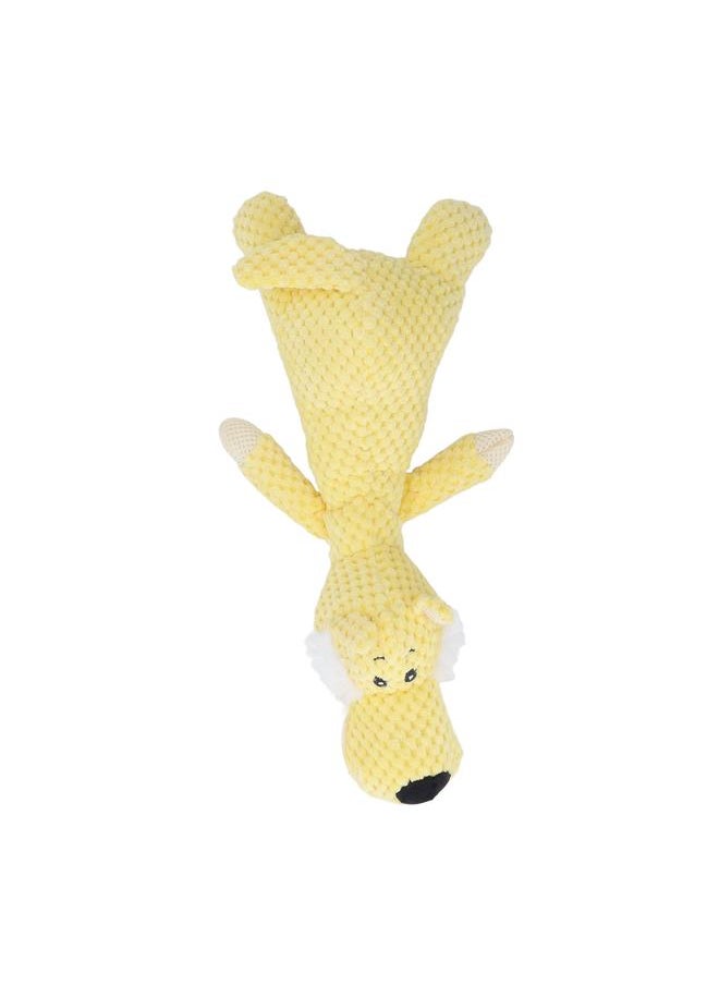 Plush Dog Chew Toys Animal Shaped Pet Teething Cute Animal Stuffed Puppy Interactive Teether Toy for Small Dogs Type C