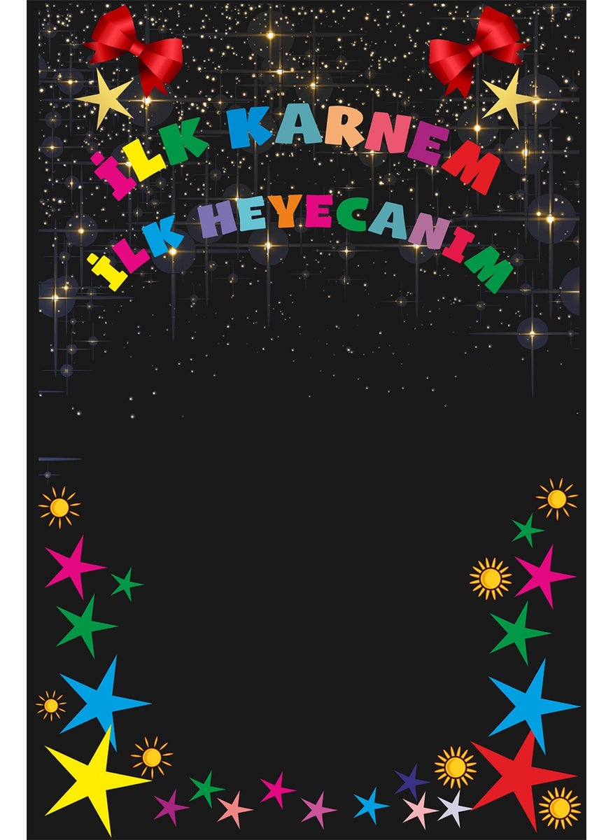 My First Report Card My First Excitement Souvenir Photo Board Canvas 100X150