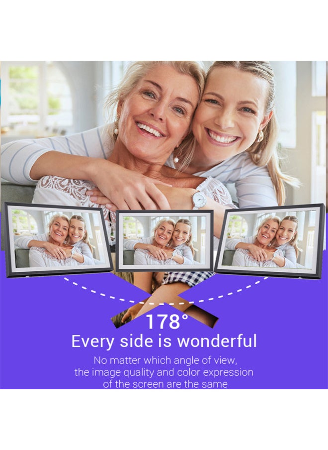 10.1-inch Uhale Electronic Digital Photo Frame Wifi Automatic Horizontal And Vertical IPS Touch Screen 16G/32GB-Color:10inch Uhale Photo Frame-32gb-peach Color