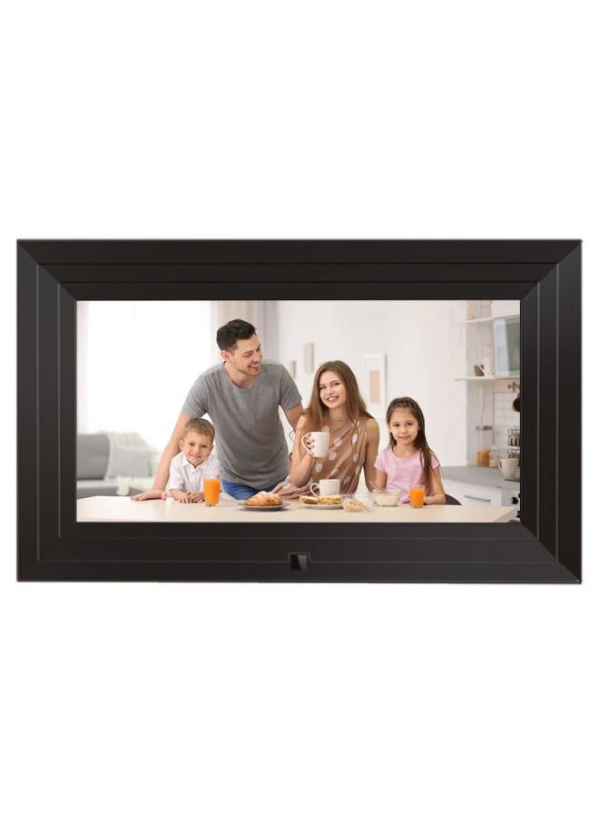 10 Inch 8 Inch 7 Inch Frameo Smart Digital Photo Frame Touch Screen Electronic Photo Album Mobile Phone APP Remote Transmission-Color:10inch With Wooden Frame (black, Ivory White, Wood Grain Color)