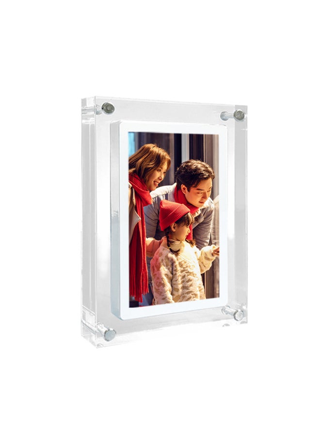 Promotional Gifts 5 Inch 7 Inch 10 Inch 4G/16G Acrylic Digital Photo Frame Electronic Photo Album Business-Color:5inch 4gb Memory (european Regulations)