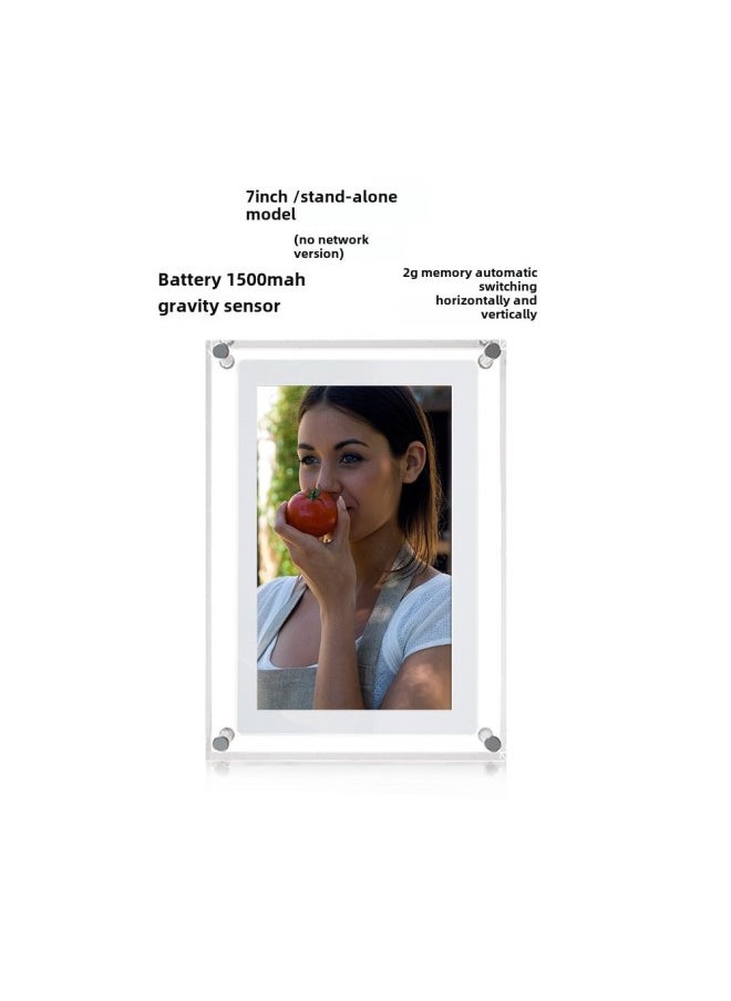 Promotional Gifts 5 Inch 7 Inch 10 Inch 4G/16G Acrylic Digital Photo Frame Electronic Photo Album Business-Color:5inch 4gb Memory (european Regulations)