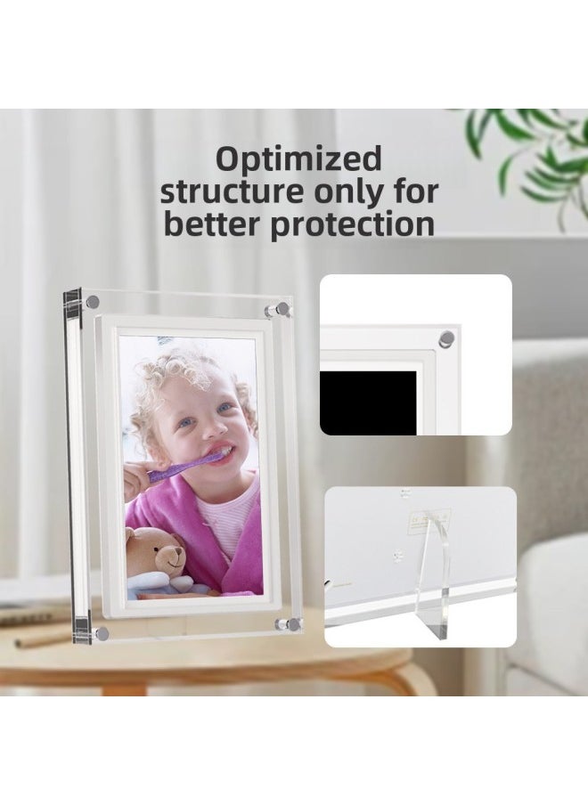 Promotional Gifts 5 Inch 7 Inch 10 Inch 4G/16G Acrylic Digital Photo Frame Electronic Photo Album Business-Color:5inch 4gb Memory (european Regulations)