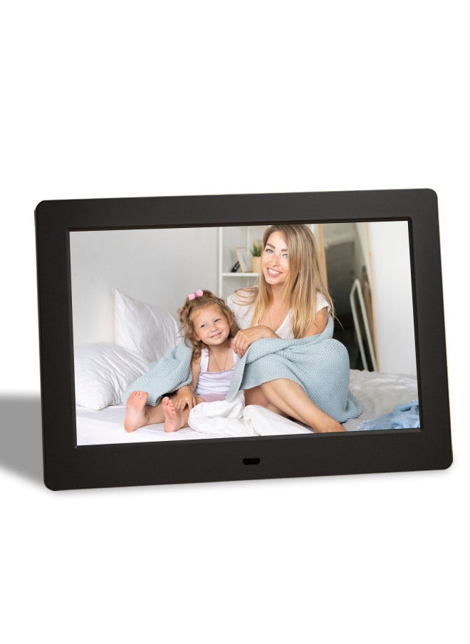 High Quality 8 Inch Digital Photo Frame HD Electronic Photo Album Video Player Advertising Machine Direct Sales-Colors:8inch Black