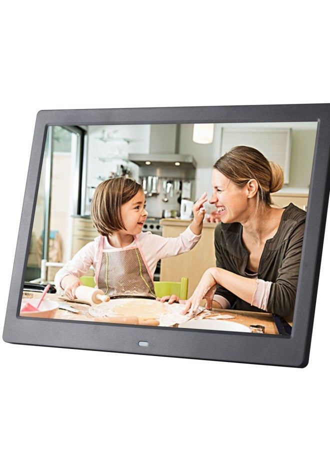 Hot Sale 13.3 Inch Advertising Machine Electronic Photo Album Multi-function Video Player-Color:White British Standard