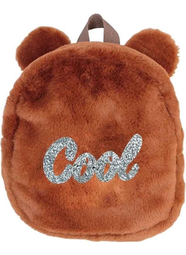 Brown Plush Backpack PB-759-C