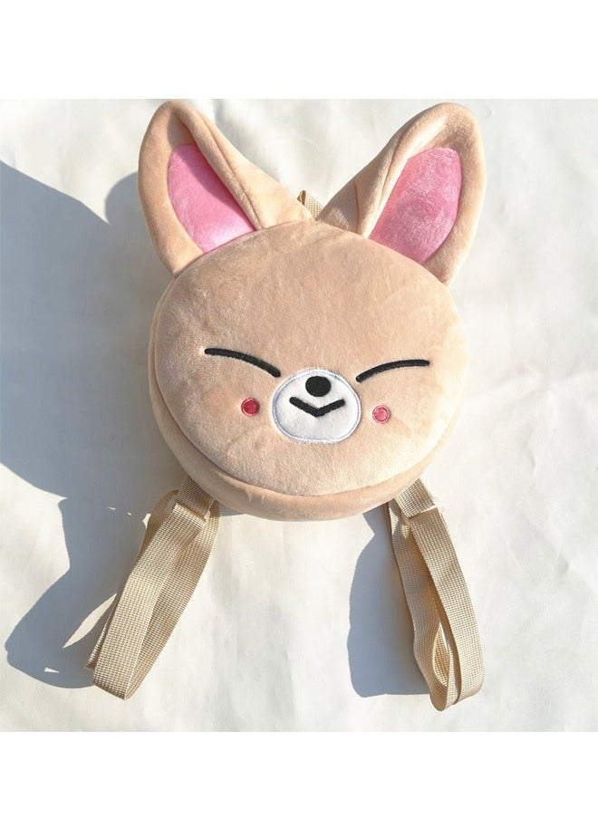Straykids SKZOO Mini Cute Plush Backpack Schoolbag - Foxi.ny