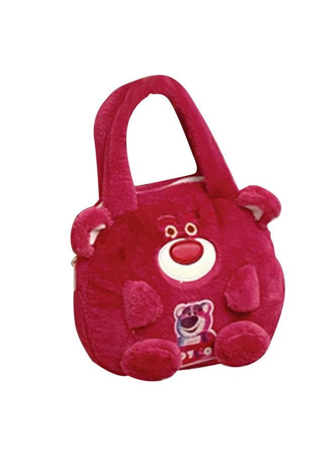 Lovely Cartoon Plush Handbag Soft Anime Multi Functional Small for Children Type 4 Free Size
