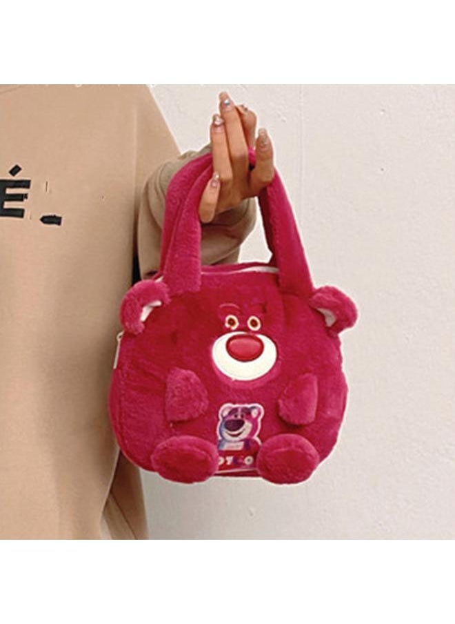 Lovely Cartoon Plush Handbag Soft Anime Multi Functional Small for Children Type 4 Free Size
