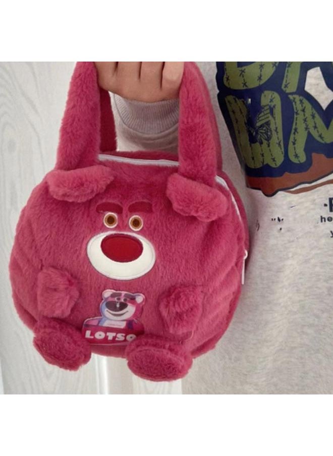 Lovely Cartoon Plush Handbag Soft Anime Multi Functional Small for Children Type 4 Free Size