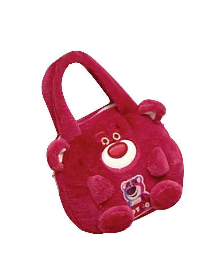 Lovely Cartoon Plush Handbag Soft Anime Multi Functional Small for Children Type 4 Free Size