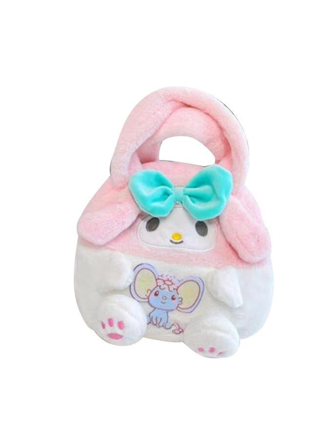 Lovely Cartoon Plush Handbag Soft Anime Multi Functional Small for Children Type 5 Free Size