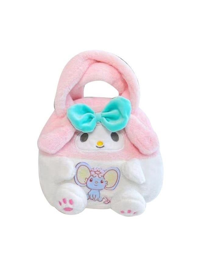 Lovely Cartoon Plush Handbag Soft Anime Multi Functional Small for Children Type 5 Free Size