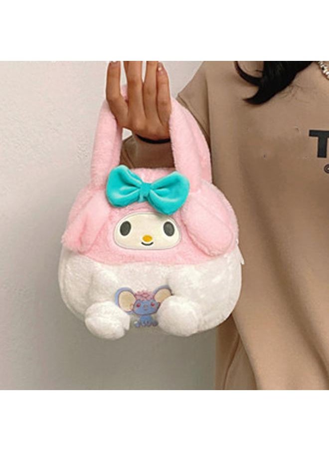 Lovely Cartoon Plush Handbag Soft Anime Multi Functional Small for Children Type 5 Free Size