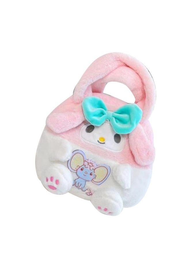 Lovely Cartoon Plush Handbag Soft Anime Multi Functional Small for Children Type 5 Free Size