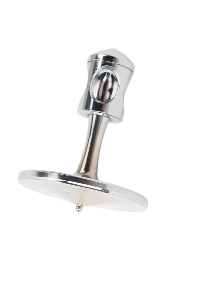 Self Balancing Gyroscope Metal Educational Decompression Anti Gravity Rotation Silver