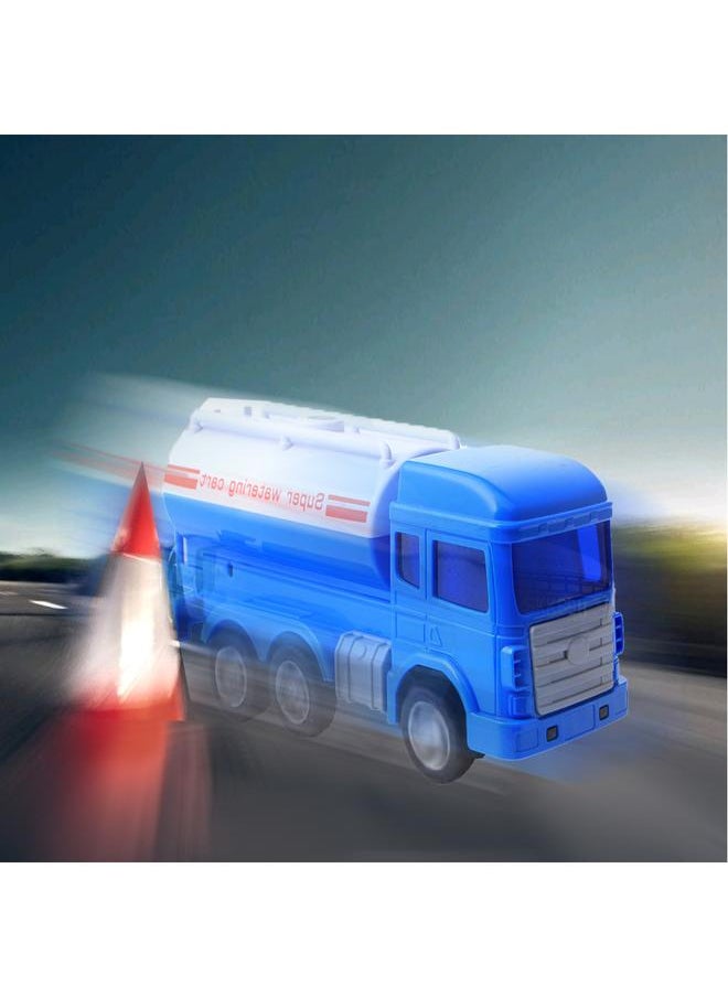 Mini Engineering Car Sprinkler Illuminated Simulation Model WJC47 (Blue)