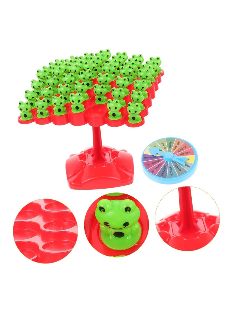 1 Set Frog Balance Tree Board Game Scale Toy Wheel Educational Toys for 3 Year Old Preschool Prize Math Games Children's Products Abs Desktop Parent-Child