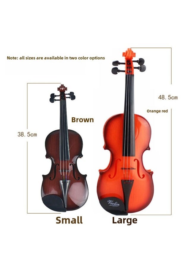 Children's Ukulele Toys Can Play Beginner Musical Instruments Enlightenment Simulation Violin Toys-Color:3701a Electronic Violin (touch)
