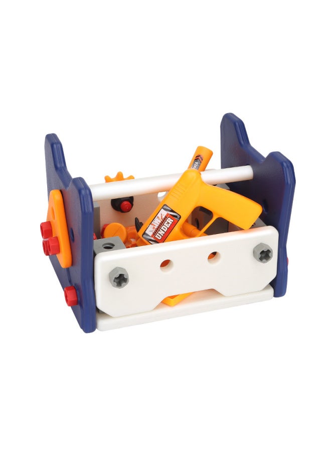 Tools Small Table Storage Assembled Assembled Assembled Maintenance Playhouse Hands-on Educational Early Education Children's Toys-Color:Tools Small Table