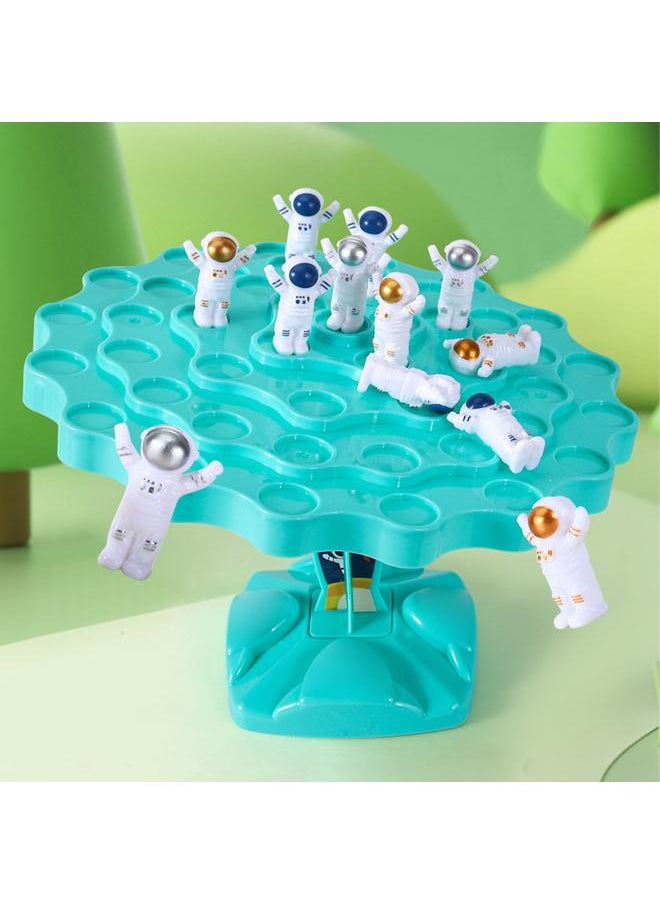 Balance Tree Game Toy Puzzle Early Educational Interactive Counting L Blue 48 Spaceman