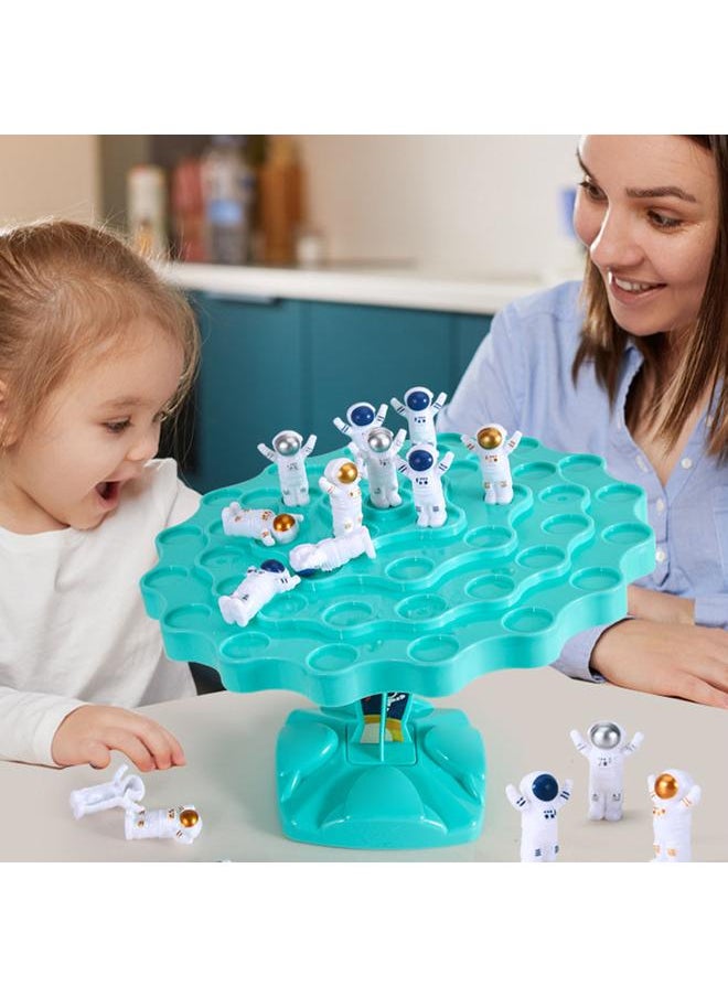 Balance Tree Game Toy Puzzle Early Educational Interactive Counting L Blue 48 Spaceman