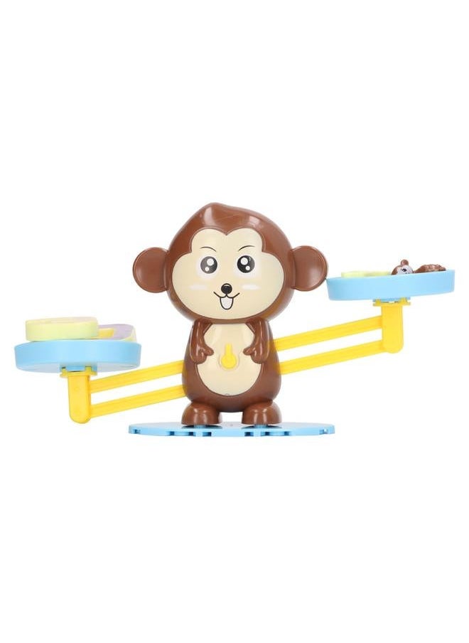Math Balance Game Cute Fun Educational Monkey Scale Toy for Preschool Kindergarten Boys Girls