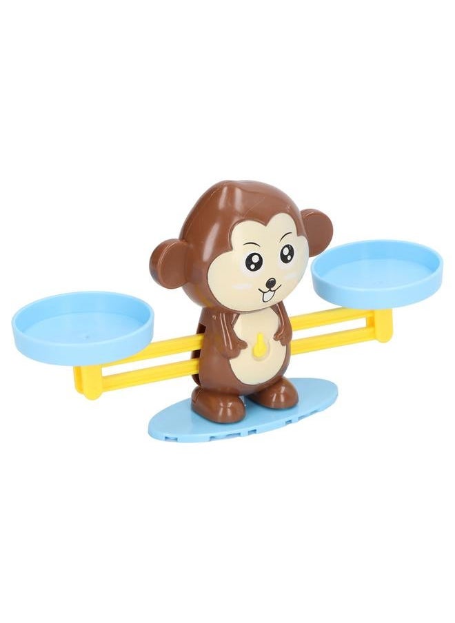 Math Balance Game Cute Fun Educational Monkey Scale Toy for Preschool Kindergarten Boys Girls