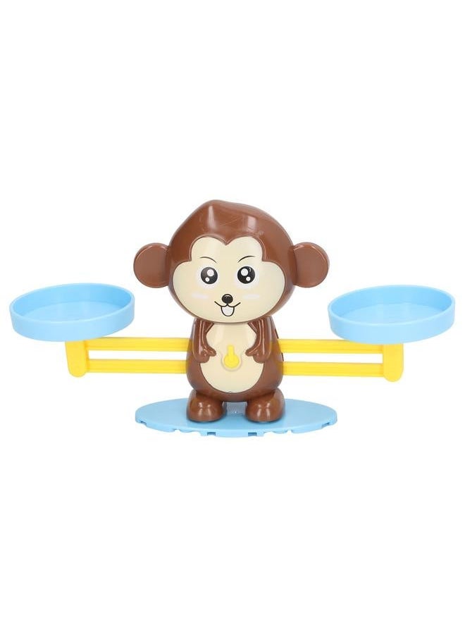 Math Balance Game Cute Fun Educational Monkey Scale Toy for Preschool Kindergarten Boys Girls