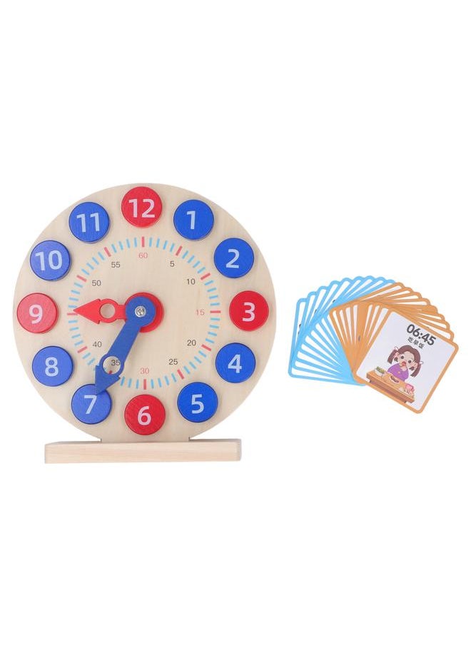 Learning Clock Time Activity Set for Kids 12 Hour Teaching Demonstration Develops and Early Math Skills School