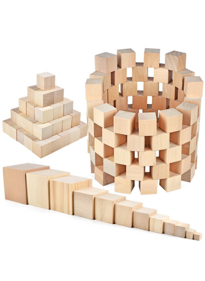Manufacturers Directly Supply Various Sizes Of Multiple Squares Children's Traditional Toys Kindergarten Math Teaching Aids Squares-Colour:3*3*3CM