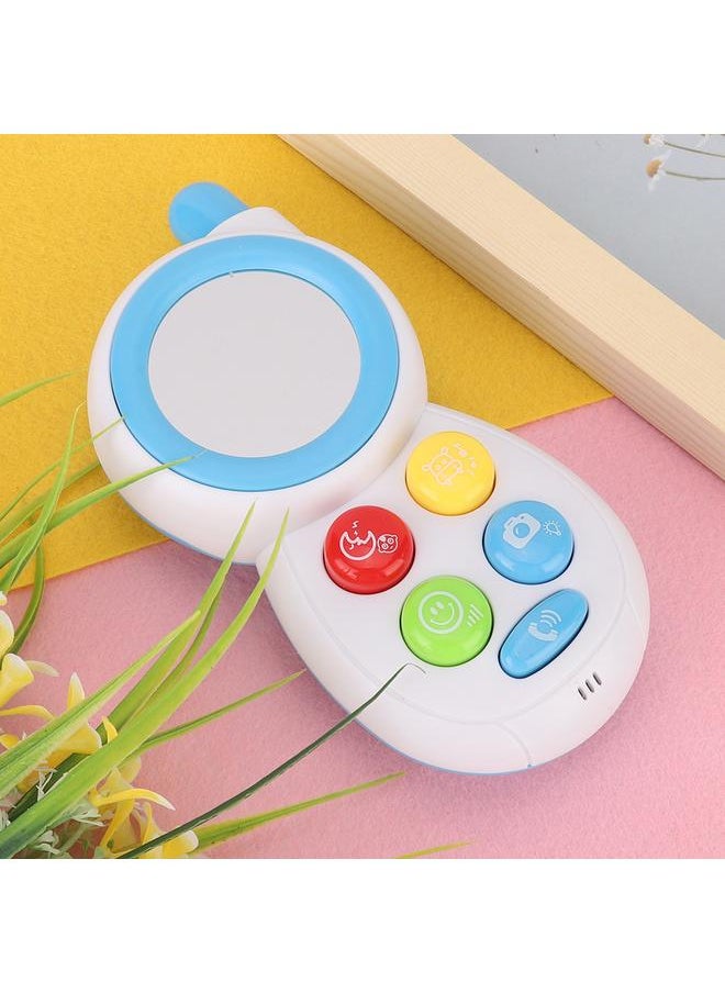 Baby Infant Simulated Animal Sound Music Phone Learning Educational Comforting Toy (Blue)