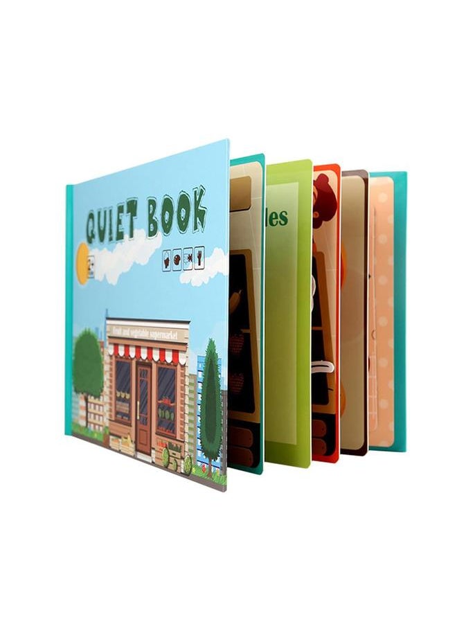 Busy Book for Kids Develop Learning Skills Children Quiet Paste Preschool Activity Toys Educational Puzzle Game