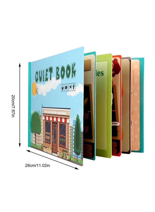 Busy Book for Kids Develop Learning Skills Children Quiet Paste Preschool Activity Toys Educational Puzzle Game