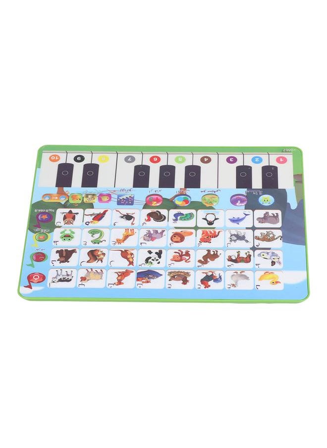 Arabic Learning Tablet Educational 28 Alphabets 32 Animal Recognition Early Pad for 1‑3 Years Old
