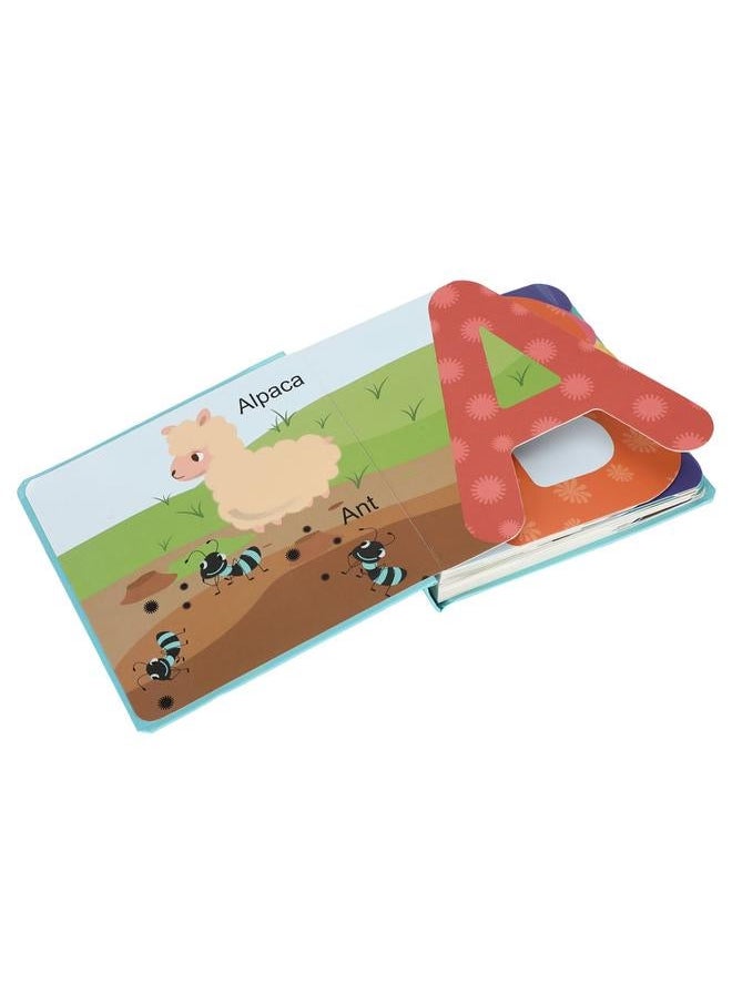 Infant Cute Cartoon Pattern Number/Letter Learning Wear-Resistant Early Educational BookLetter