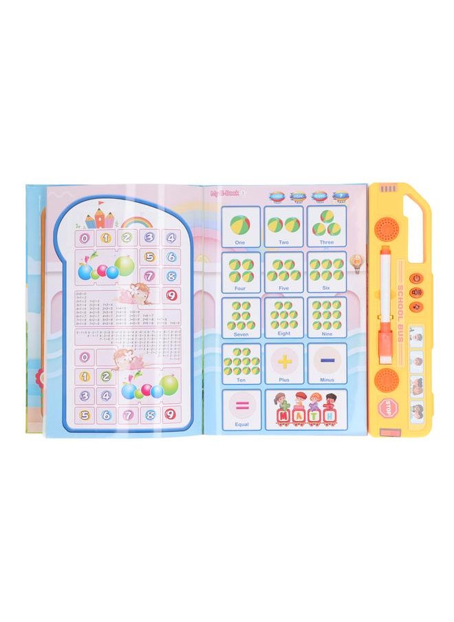 Electronic Sound Book English Language Letters Words Numbers Learning Kids Educational Toy