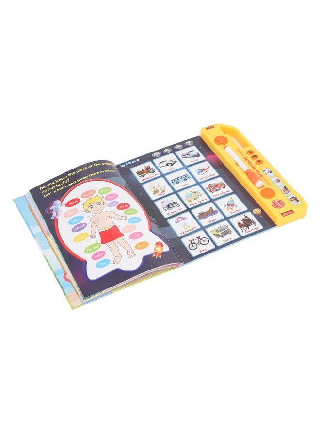 Electronic Sound Book English Language Letters Words Numbers Learning Kids Educational Toy