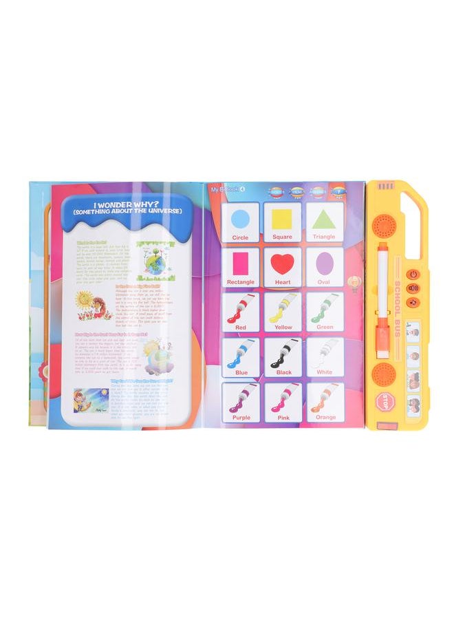 Electronic Sound Book English Language Letters Words Numbers Learning Kids Educational Toy