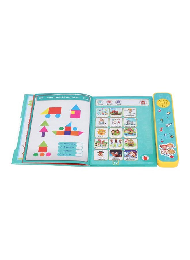 English Learning Book Interactive Electronic Talking Sound Educational Toy for Kids Over 3 Years