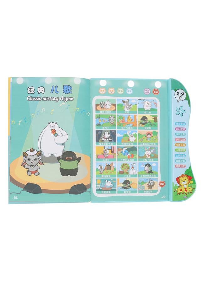 Child Reading Machine Chinese English Early Educational Clear Voice Electronic Learning Book for Kids