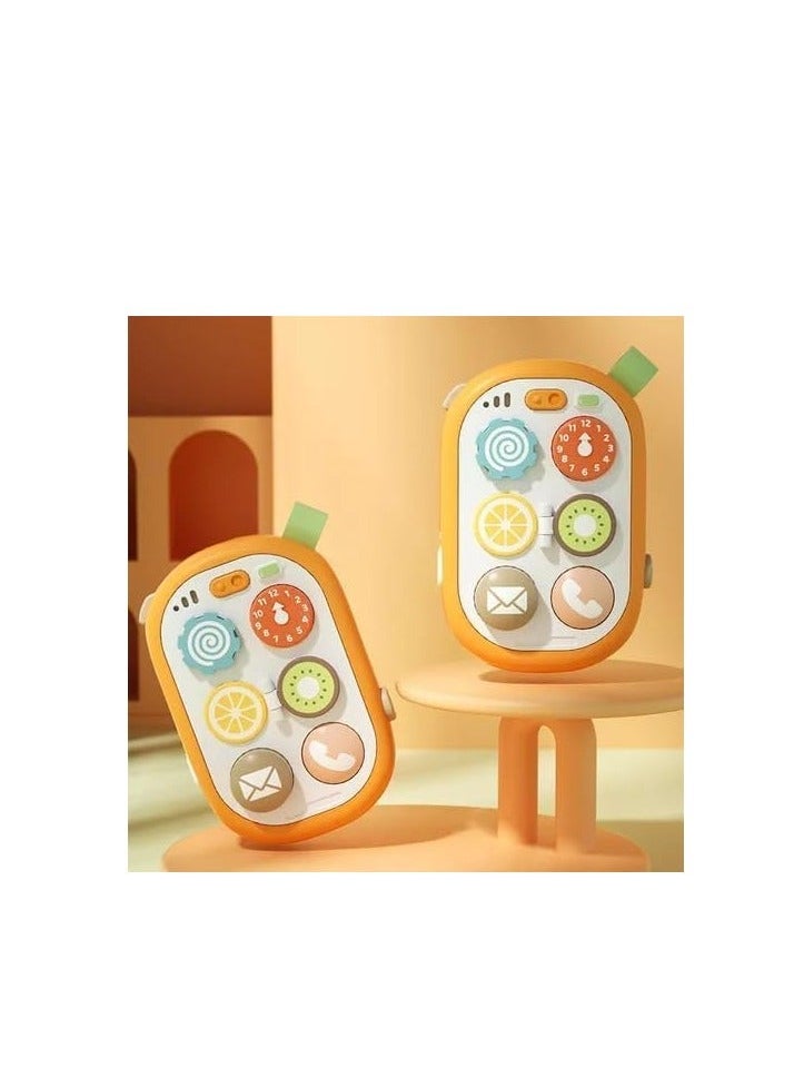 Children's educational simulation busy mobile phone toys infant Montessori early education fun camera ball
