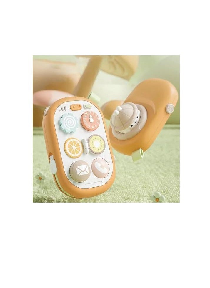 Children's educational simulation busy mobile phone toys infant Montessori early education fun camera ball