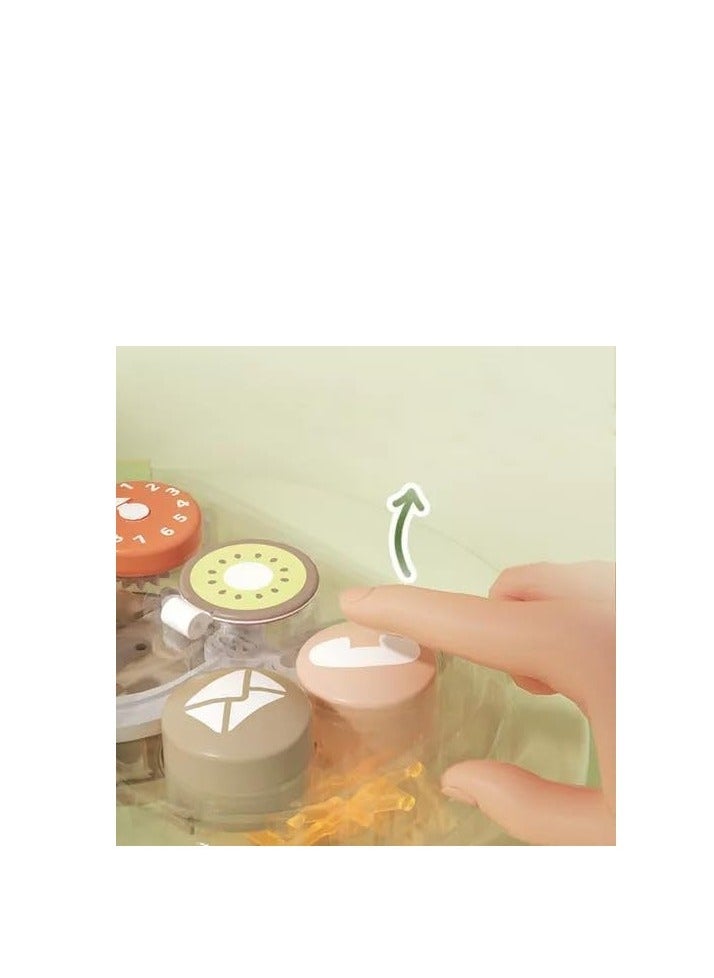Children's educational simulation busy mobile phone toys infant Montessori early education fun camera ball