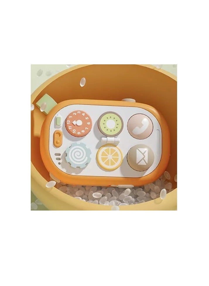 Children's educational simulation busy mobile phone toys infant Montessori early education fun camera ball
