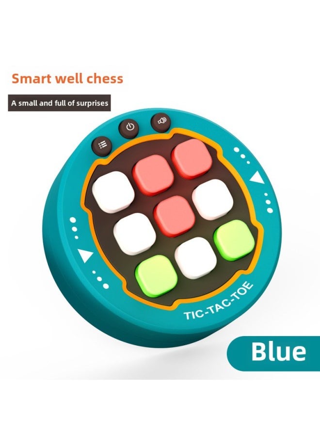 Triple Tac Tac Game Game Machine Children's Interactive Desktop Game Thinking Training New-Colour:Tic Tac Toe  English Color Box