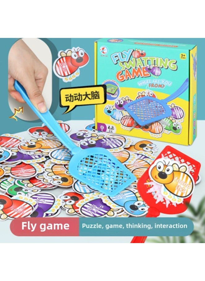 Children's Fun Fly Shooting English Multiplication Formula Desktop Game Family Parent-child Puzzle Interactive Learning-Color:English Version